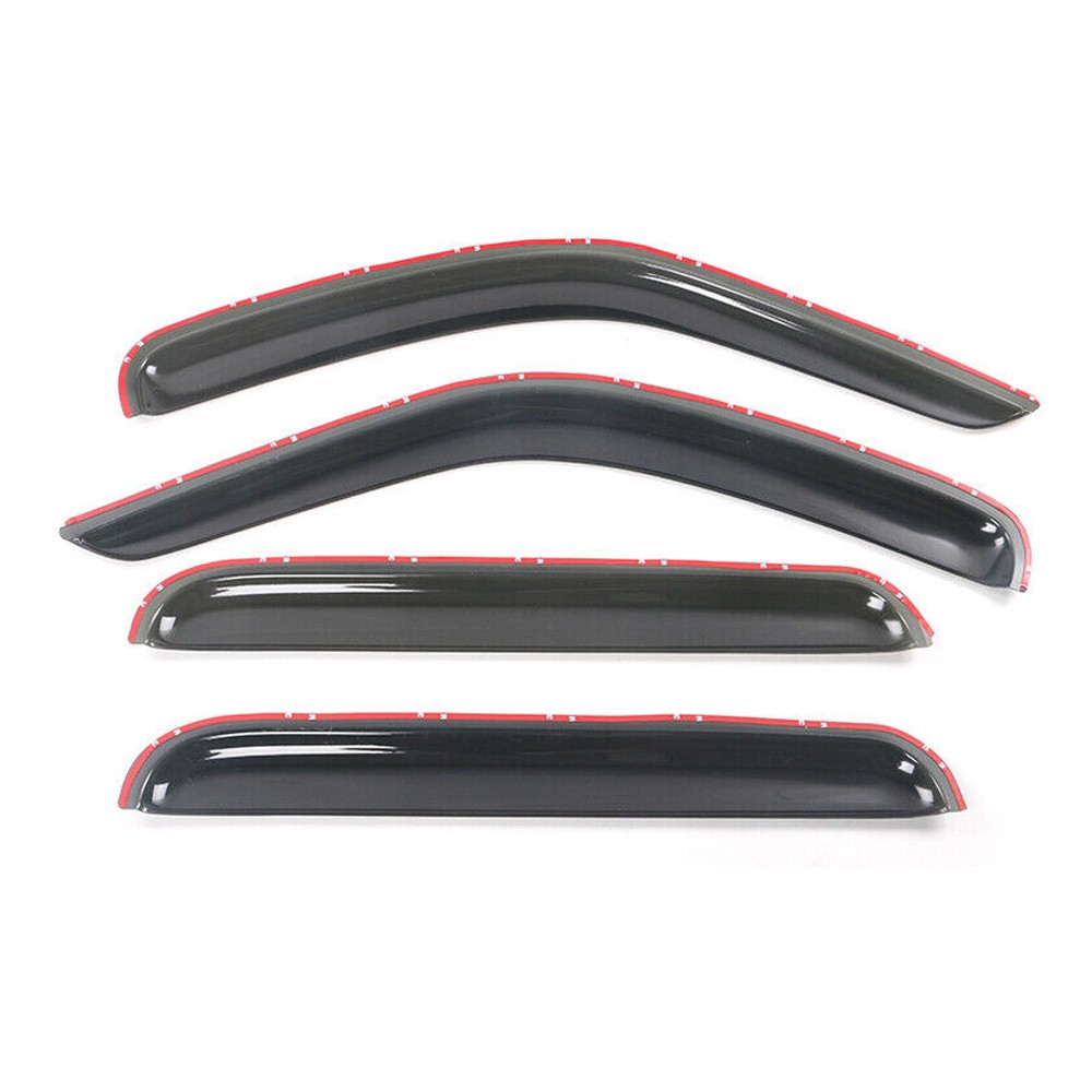 For J Eep Liberty 02-07 J Eep Liberty KJ Window Visors Rain Sun Guard Vent 4Pc Set