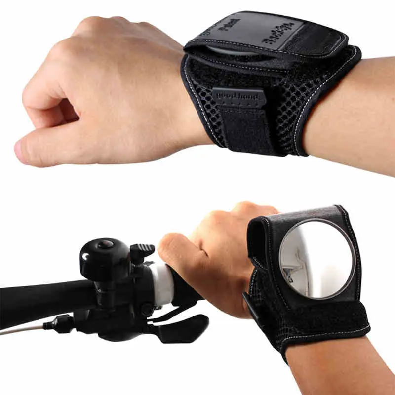 Bicycle Mirror Rearview With Wrist Strap