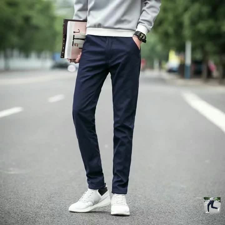 Plus Velvet Thick Men's Jeans Youth Trend Autumn And Winter