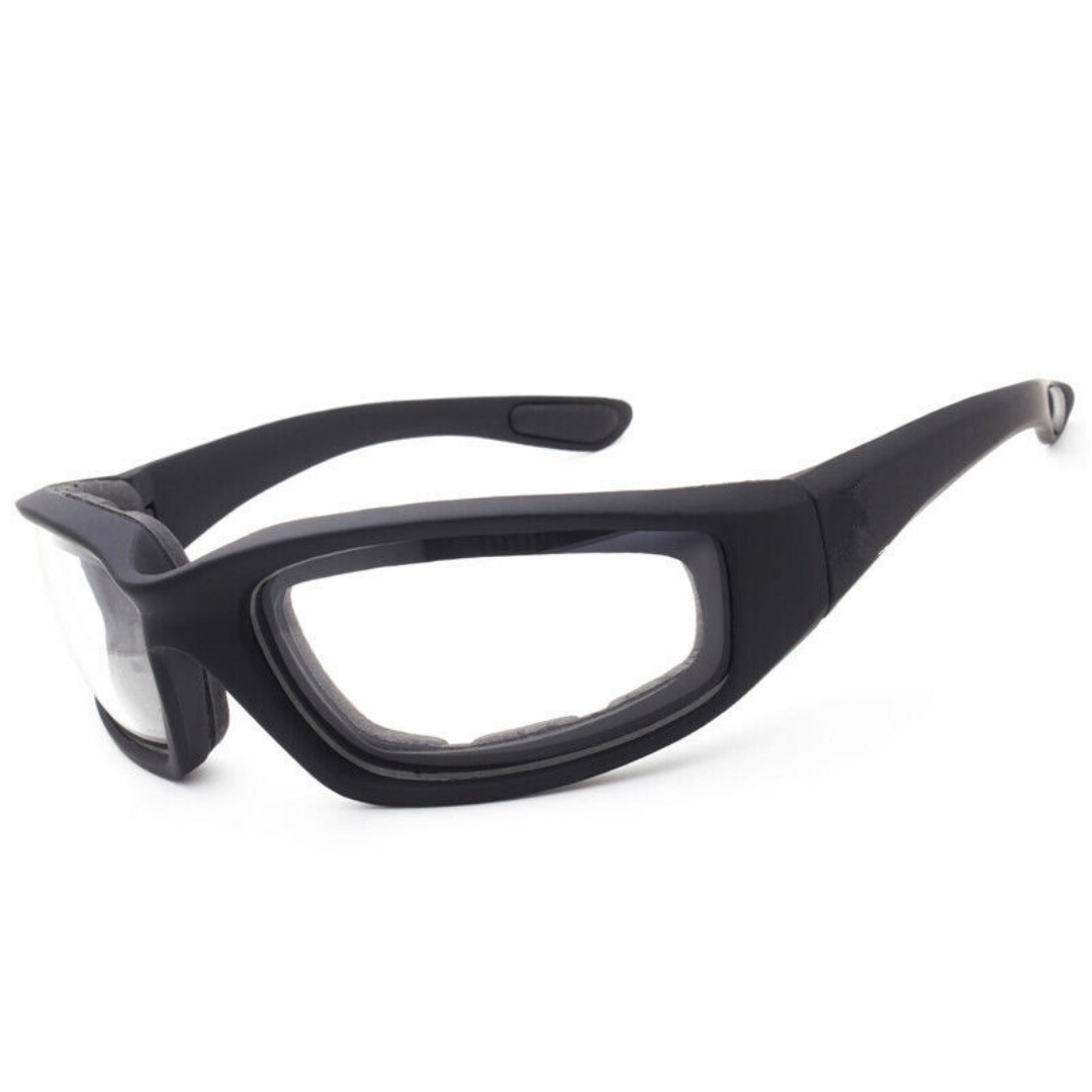 3 Pair Motorcycle Sports Biker Riding Glasses Padded Wind Resistant Sunglasses