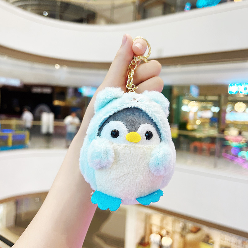 Cute Penguin Plush Keychains