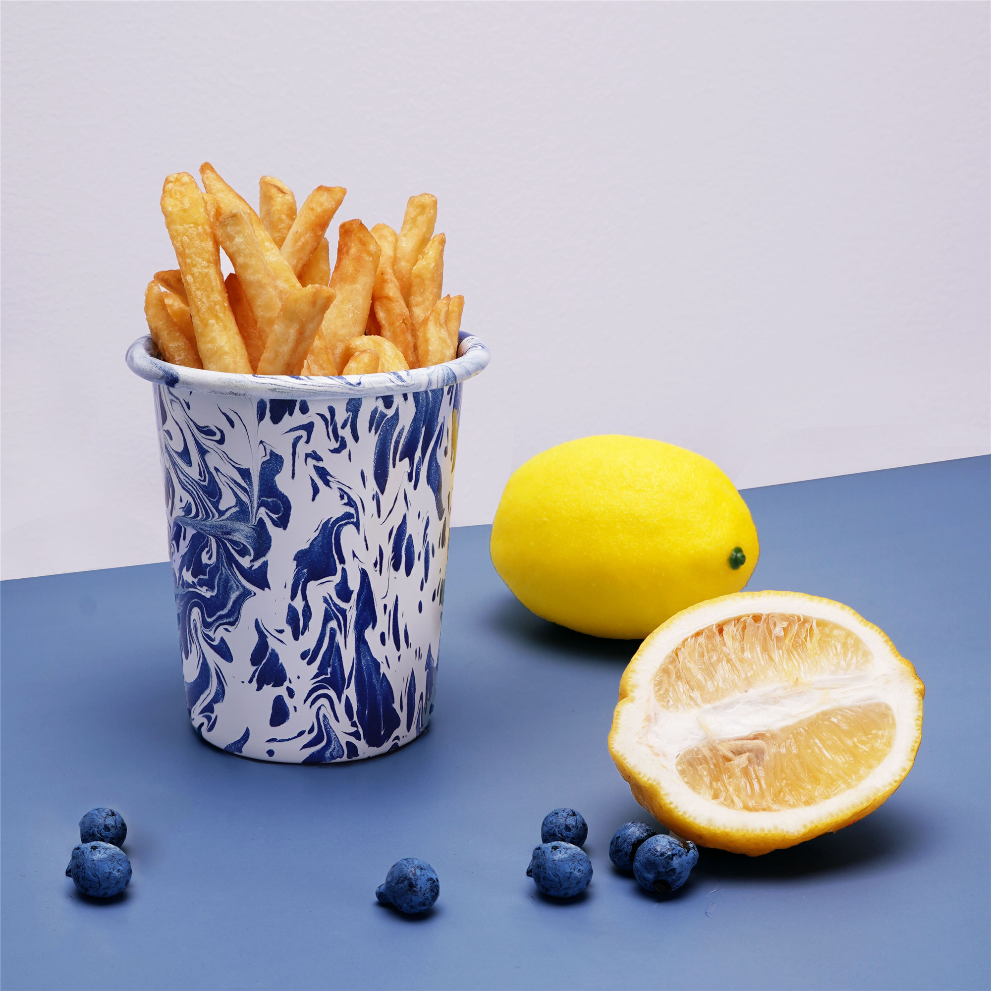 Hand-made Enamel Cup, Toothbrush Cylinder, Pen Holder, Storage Simple Water Cup