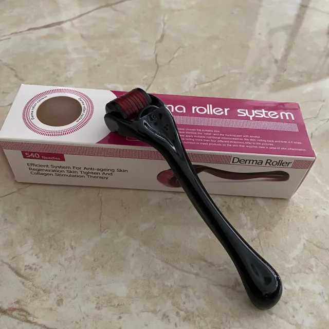 540 Microneedle Roller Beauty Importer Black Purple - Shop at LoveMi