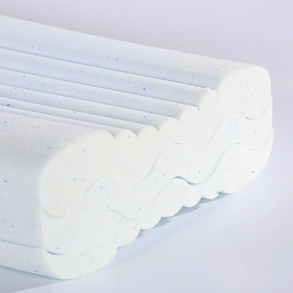 Wave-shaped Adjustable Memory Foam Pillow