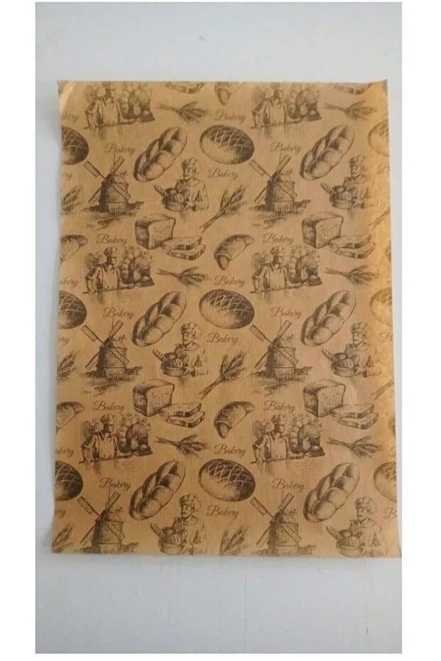 50 Pack Vintage Newspaper Pattern Wax Paper Mixed Design Food Presentation... 5