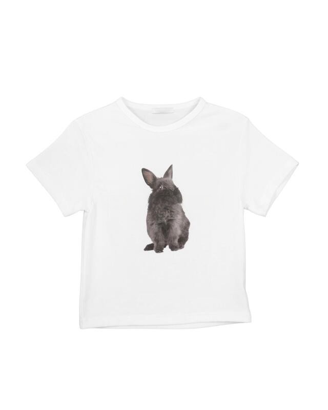 Title 1, Simple And Cute Little Black Rabbit Print All-m...