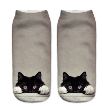 Title 3, New Black And White Cat Series 3D Digital Print...