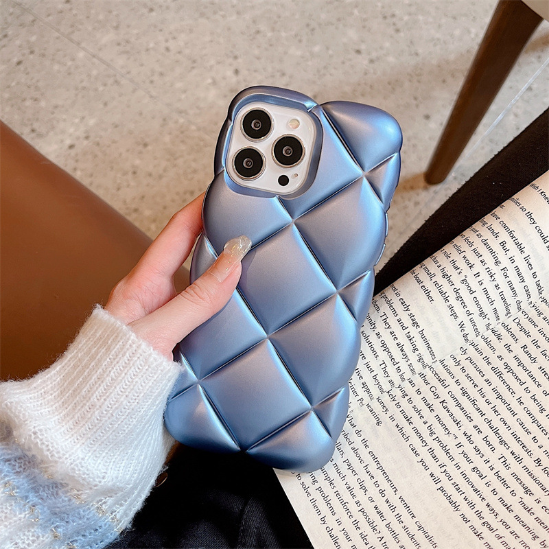 High-quality Rhombus All-inclusive Anti-fall Mobile Phone Case