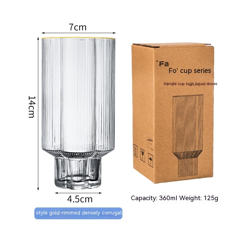 Dense Hair Cup Juice Cup Wide Mouth European Style
