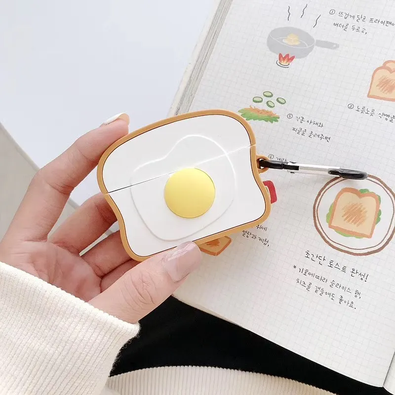 Compatible with Apple, Breakfast Egg Toast Airpod Case – image 6