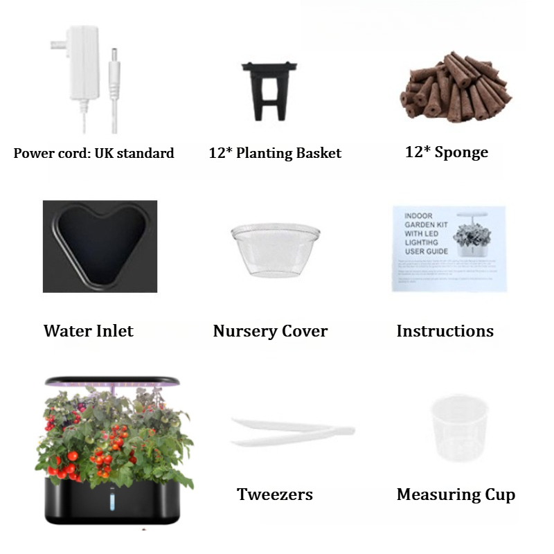 10 Pods Hydroponics Growing System Indoor Herb Garden Kit With LED Grow Light — image 6