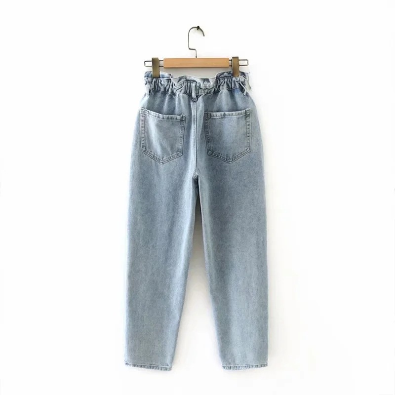 Title 3, Dames casual jeans met hoge taille, perfect voo...