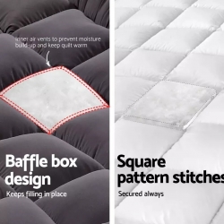 5CM Mattress Topper-Black-153x203