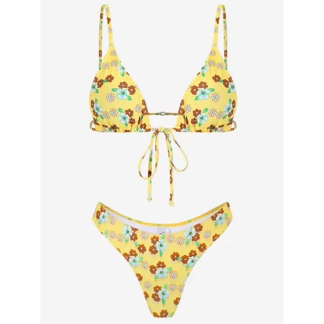 Digital Print Bikini Ladies Split Swimsuit Y0102 M - Shop at LoveMi