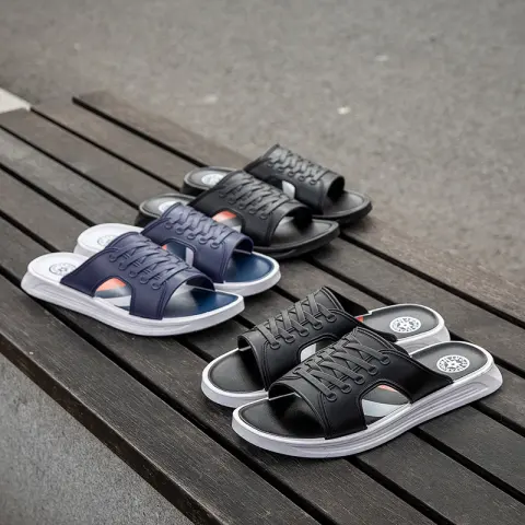 Summer Slippers for Men Outside Wear Trend