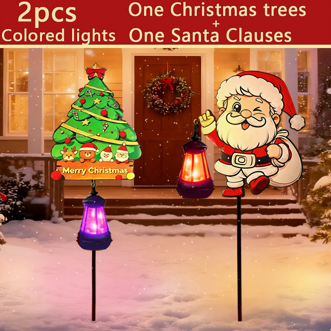 Self Pickup Only---Snow Colored Lights Christmas Tree_voghion.com