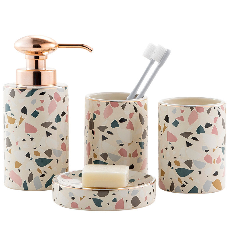 Household Items, Bathroom Set, Mouthwash Cup, Hotel Bathroom, Nordic Style Ceram