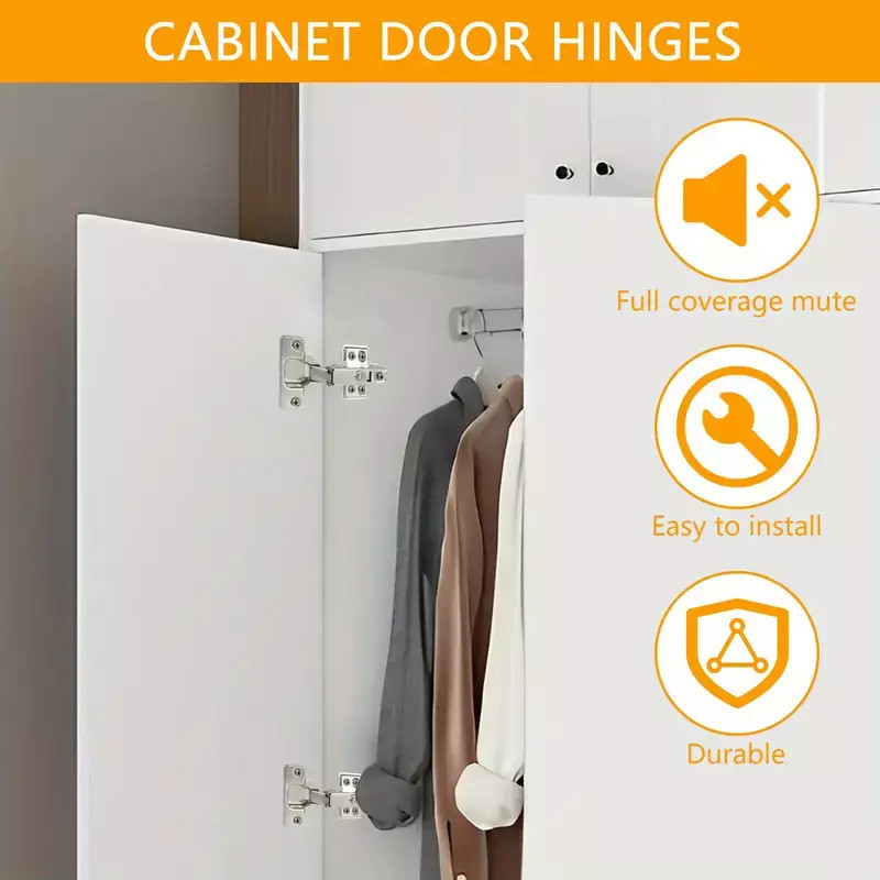 10X Full Overlay 35mm Soft Close Hinges Kitchen Cabinet Cupboard Door UK — image 11