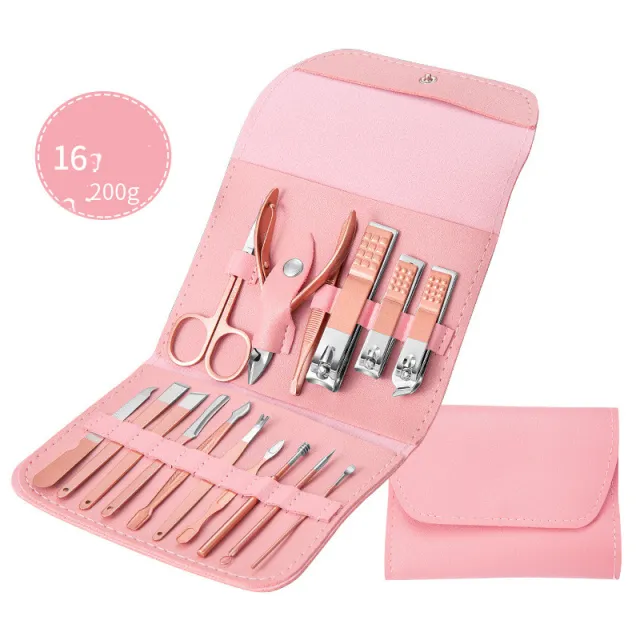 Professional Scissors Nail Clippers Set Ear Spoon Dead Skin Pliers Nail Cutting Pliers Pedicure Knife Nail Groove Trimmers 16 Style - Shop at LoveMi
