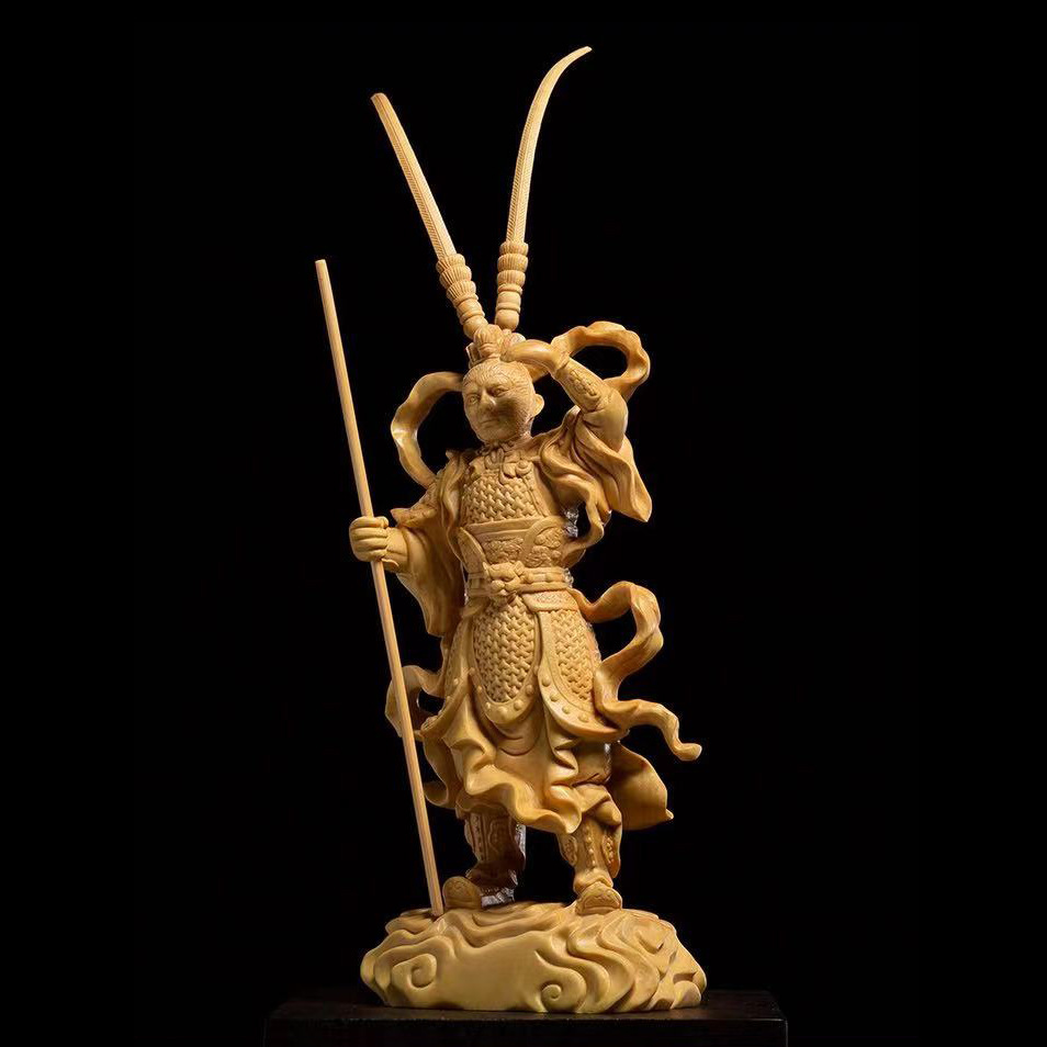 Sculpture sur bois Bouddha Artisan™ Sculpture sur bois Bouddha Artisan™