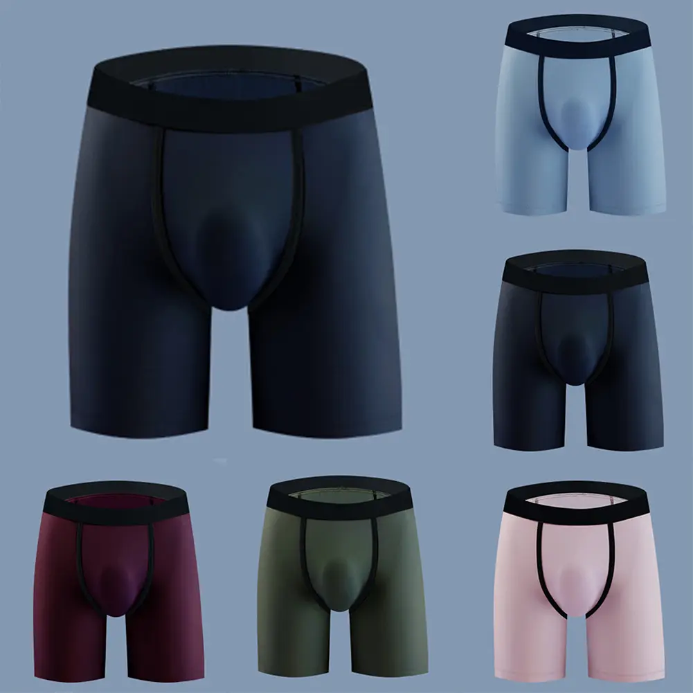 Men's Ice Silk Plus Size Breathable Boxers