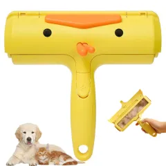 Pet Hair Remover Reusable Cat And Dog Hair Remover For Furniture Sofa Or Bedding Portable Multi-surface Lint Roller And Fur Removal Tool Animal Two... - View 1