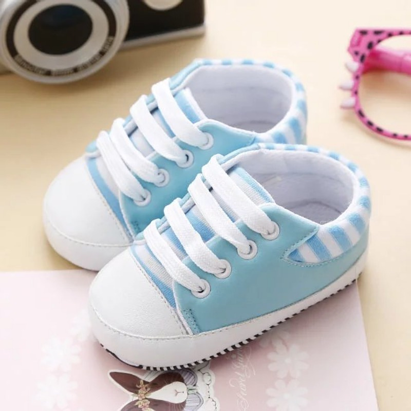 Autumn Unisex Cotton Cartoon Baby Toddler Shoes With Lace-up Canvas Shoes, Massage Shoes — foto 6