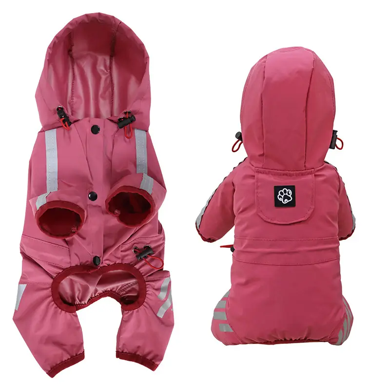 Dog Raincoat Full Package Four Feet Waterproof
