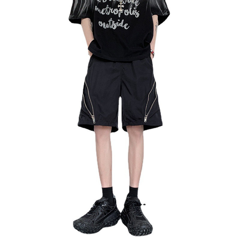 Men's Fifth Pants American High Street Multi-zipper