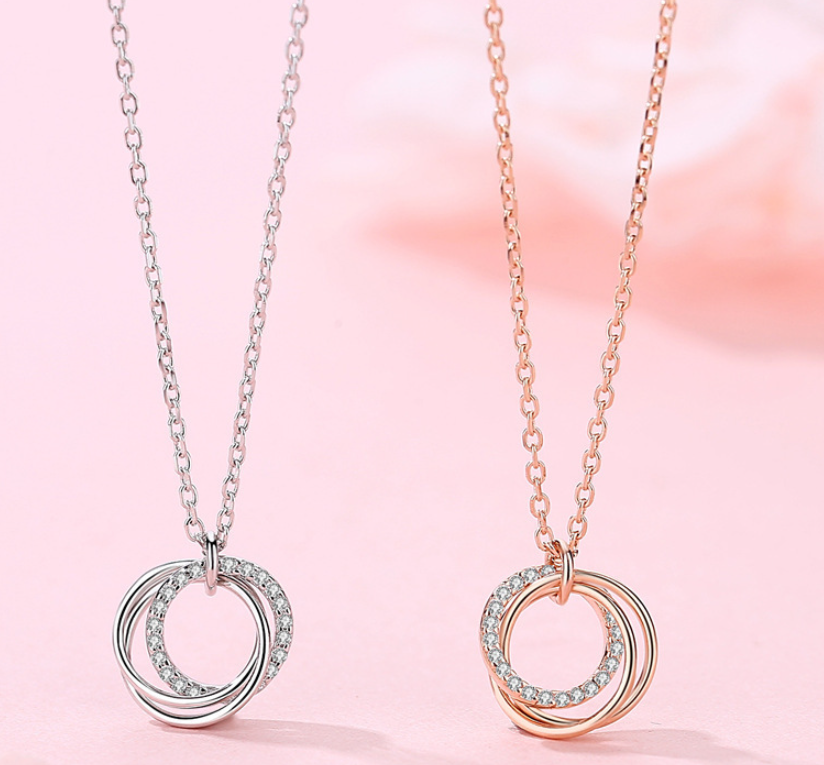 S925 Sterling Silver Silver Necklace Female Korean Style Personality