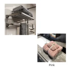 Gun Ash Towel Rack Free Punch Toilet Rack - Upgrade And Towel - View 1