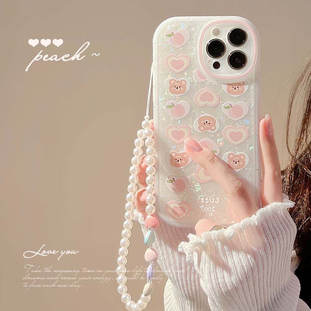 Phone case with chain