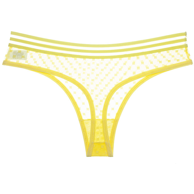 Title 1, Transparent slim thong for invisible comfort. E...