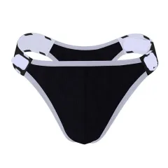 Fashion Breathable Cotton Sports Shorts - Black1 - View 1