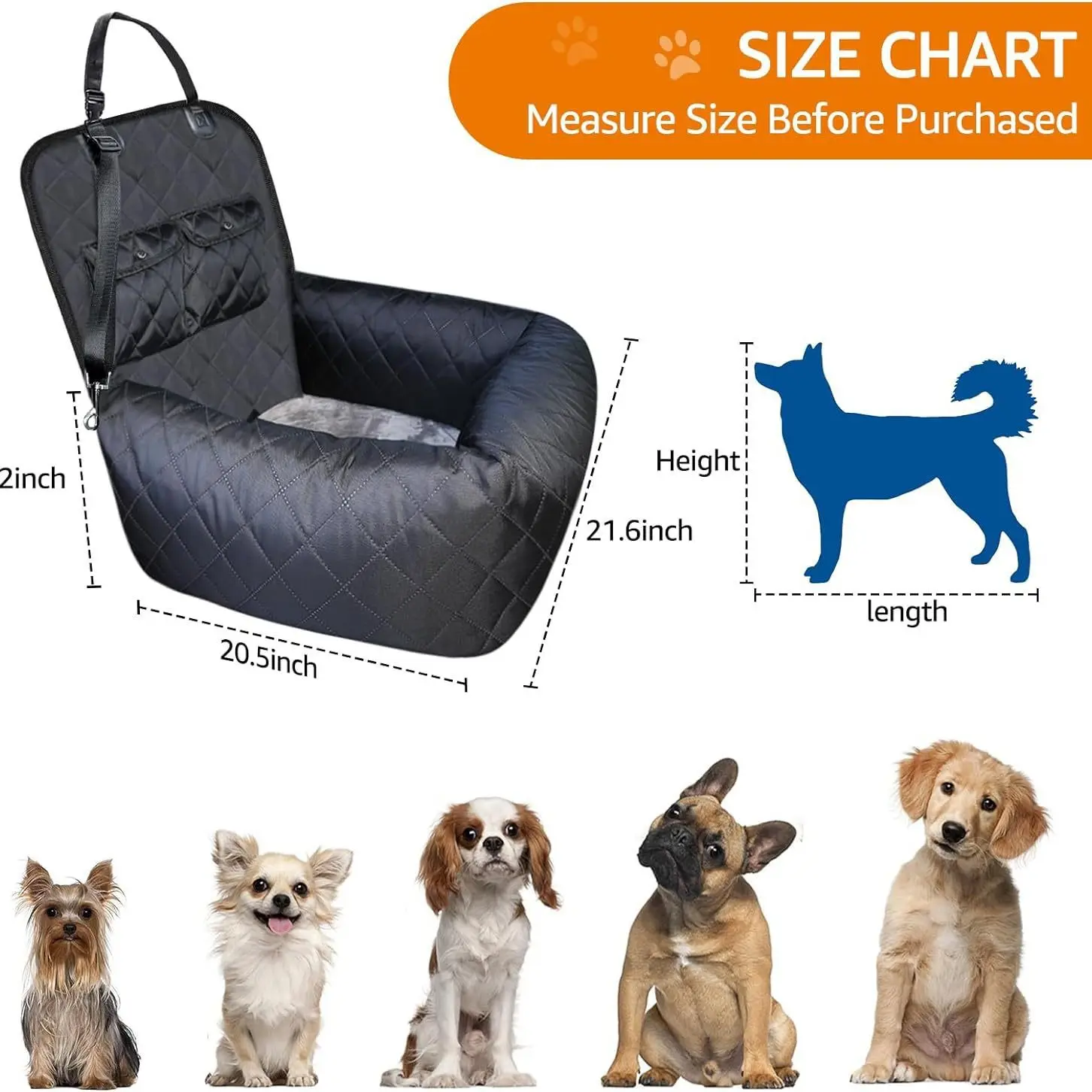Car Waterproof Back Seat Pet Cover Protector