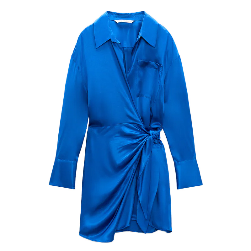 Long Sleeve A-Line Dress