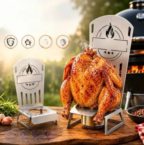 Beer Canned Chicken Chair Practical and Portable