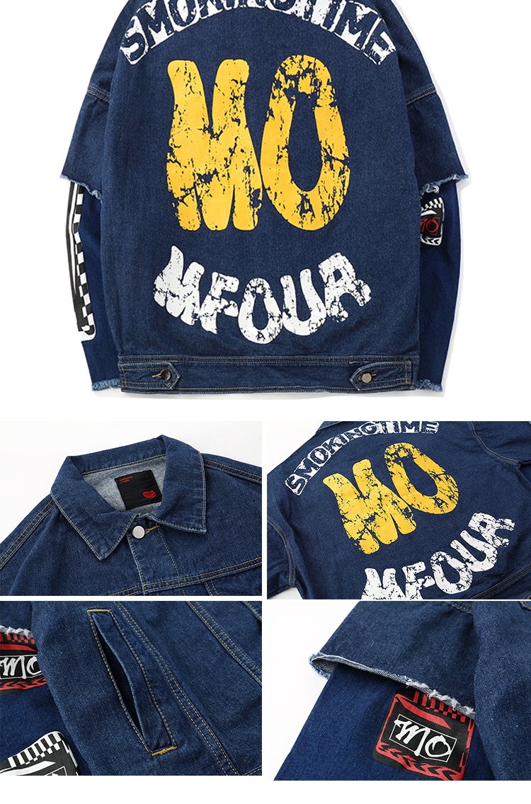 Long-sleeved Jacket Men And Women Hip-hop Loose Fried Street Autumn