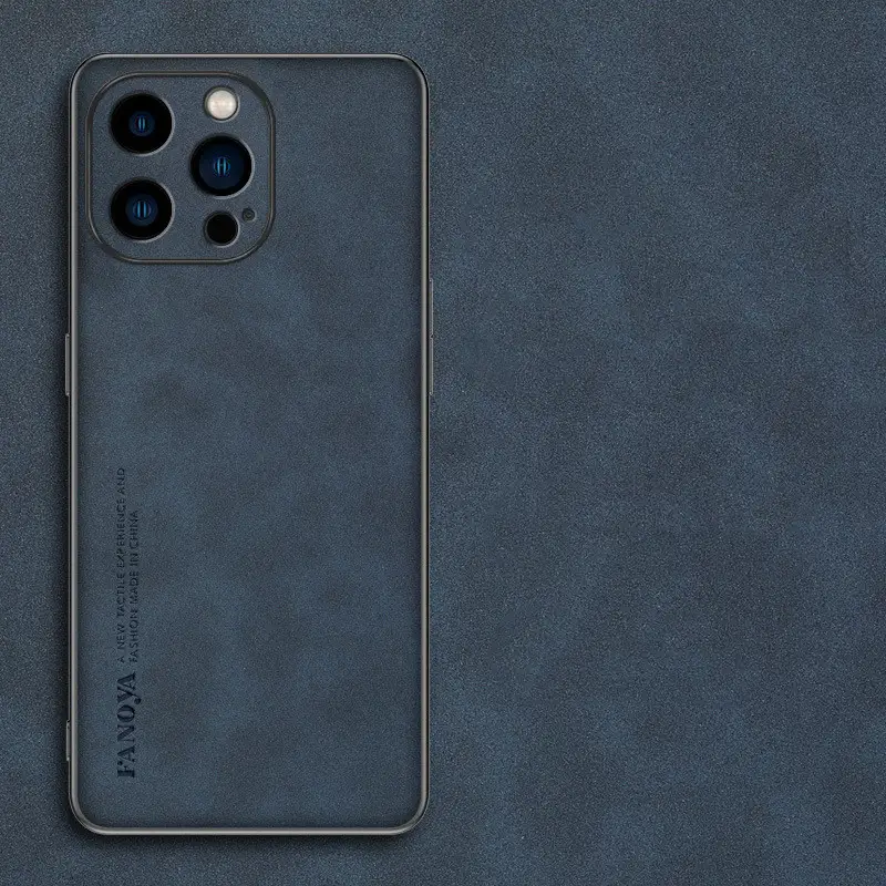 New Leather Simple Phone Case
