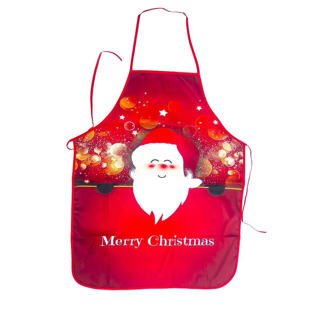 Title 14, Fashionable Fabric Printed Snowman Christmas Apron