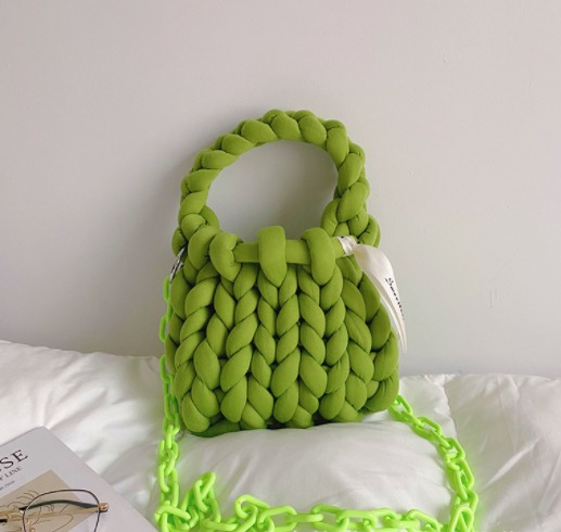 Woven Bag Diy Material Homemade Iceland Wool Hand Carry Messenger