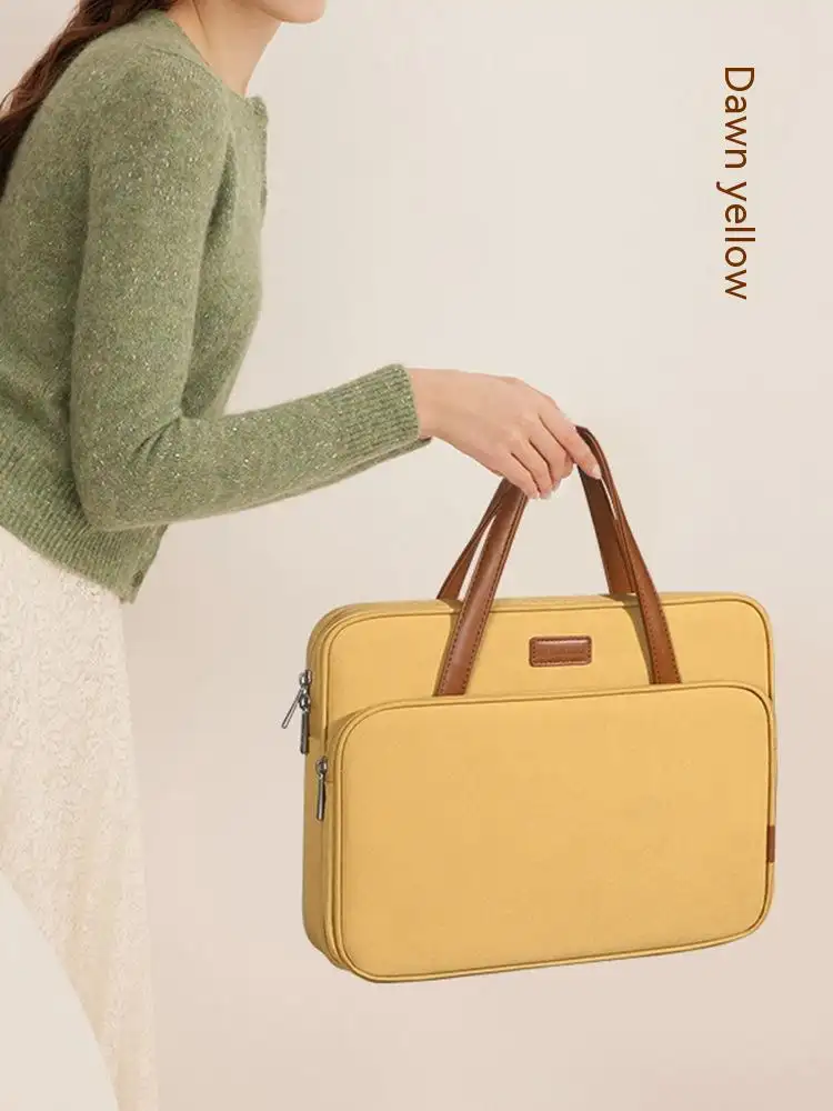 Waterproof And Hard-wearing Anti-seismic Oxford Cloth Laptop Bag Handbag