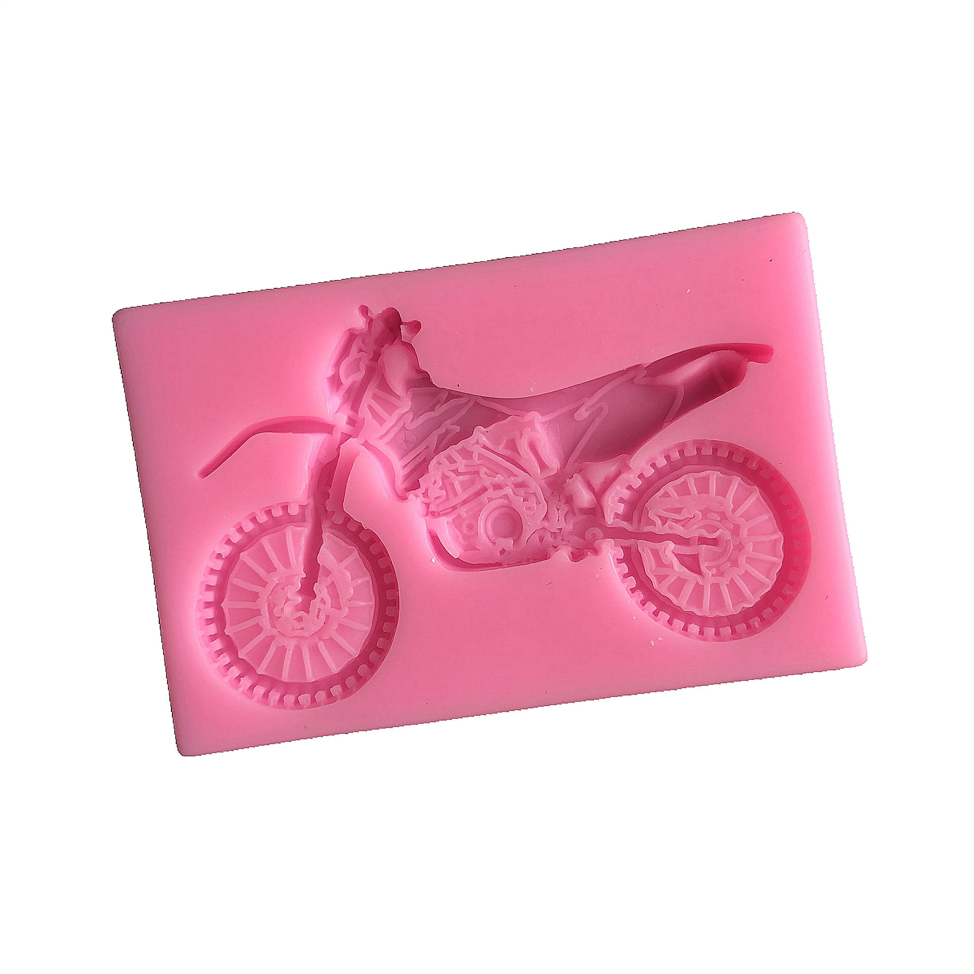 3D Motorcycle Silicone Chocolate Clay Baking Biscuit Mold