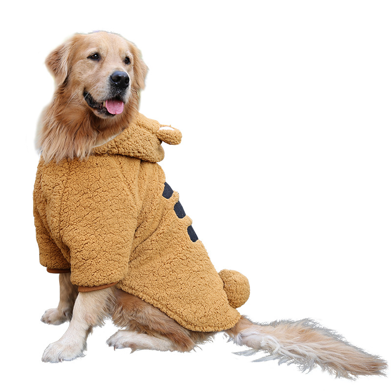 Medium And Large Dogs Thickened Pet Autumn And Winter Clothing