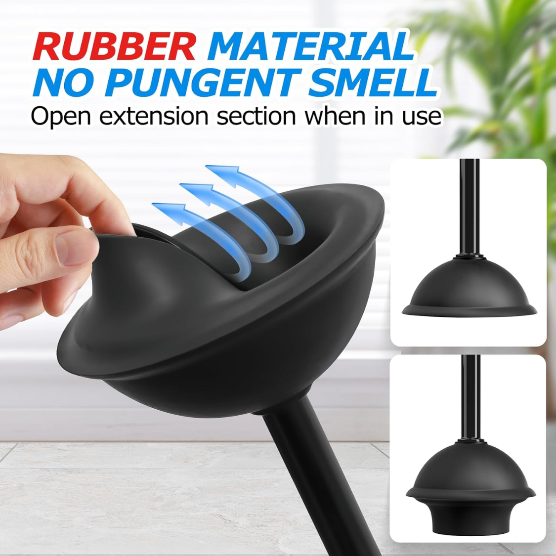 Toilet Plunger And Brush Set Extended Handle Plunger Toilet Bowl Brush Plunger Set Bathroom Cleaning Tools Toilet Brush Plunger Combo Cleaning Brush Bathroom Cleaning Supplies — foto 4