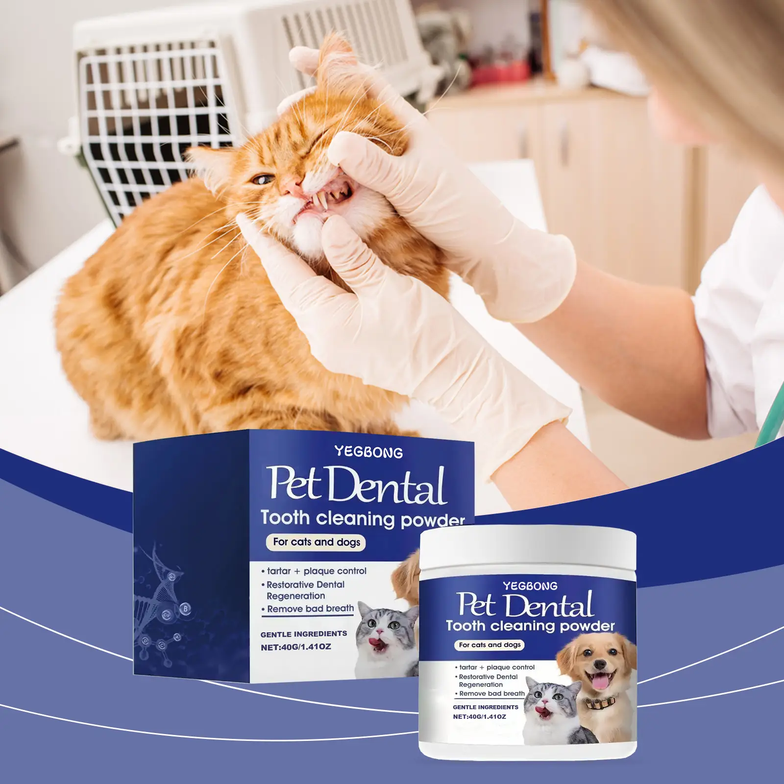 Pet Tooth Cleaning Powder
