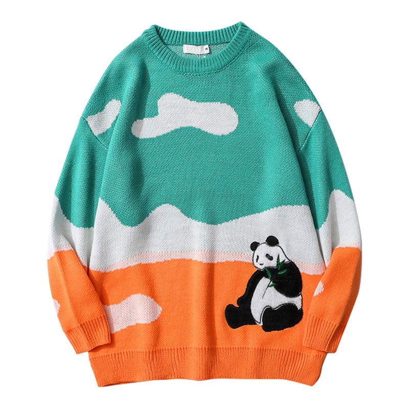 Trendy Wild Sweet And Cool Panda Sweater