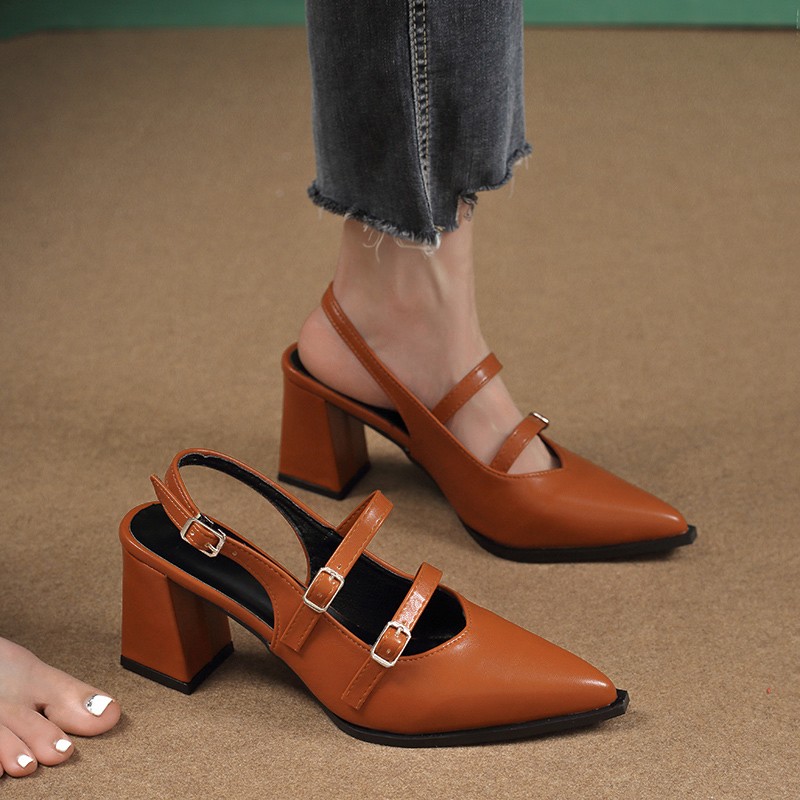 Pointed Toe Slingback Pumps, picture 3 of 5