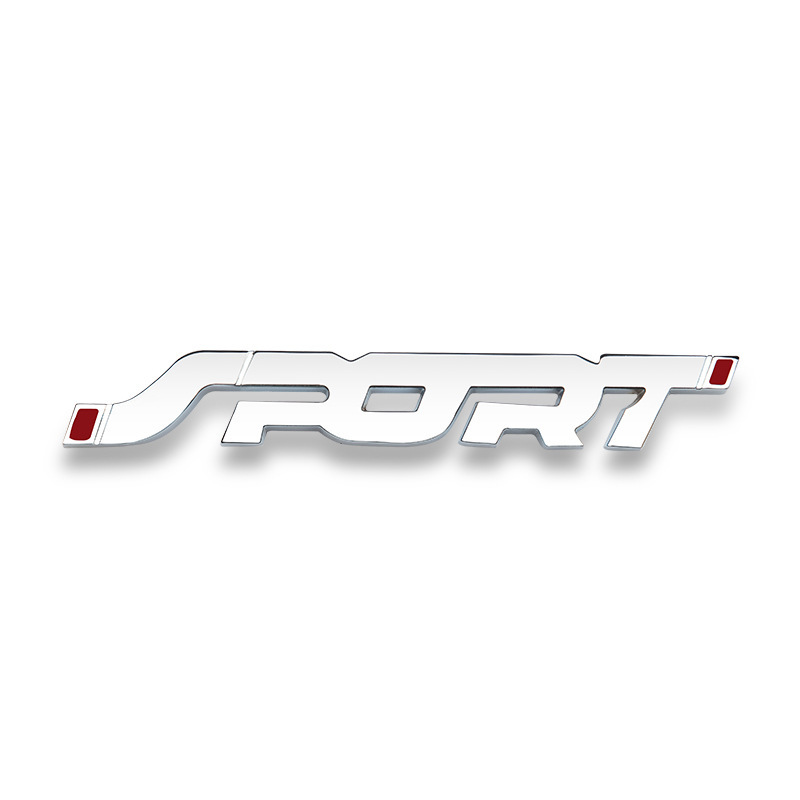 Title 9, SPORTS TURBO Dekoratives Auto-Logo mit Metallic...