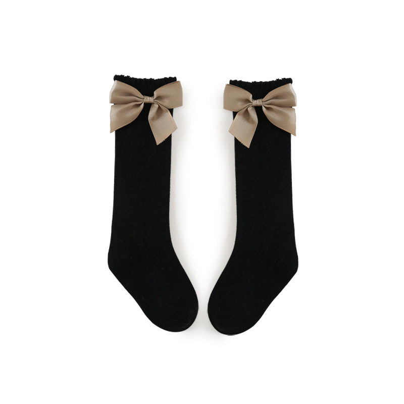 Title 7, Transfer Circle Hollow Mesh Bow Socks